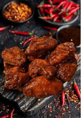 Buffalo Wings  BBQ  24 stuks