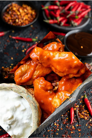 Buffalo Wings Knoflook 16 stuks