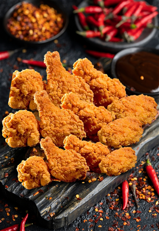 Spicy wings, 16 stuks