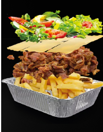Kapsalon barbeque, groot