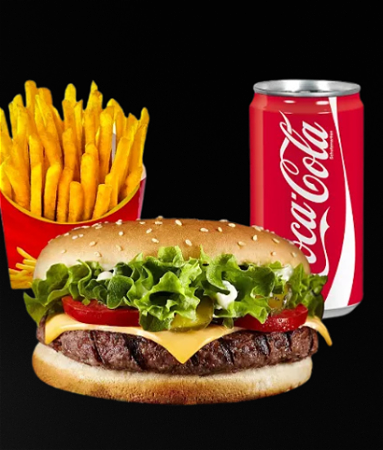 Giant burger menu
