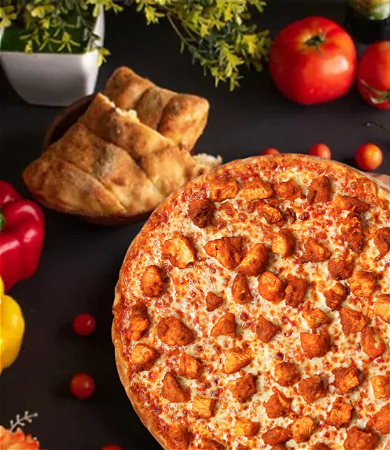 Spicy Chicken Tandoori Pizza