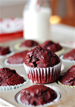 Red velvet muffin 