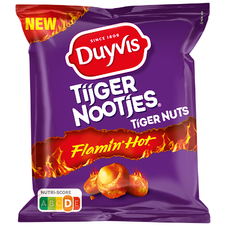 Duyvis Tijgernootjes flamin hot