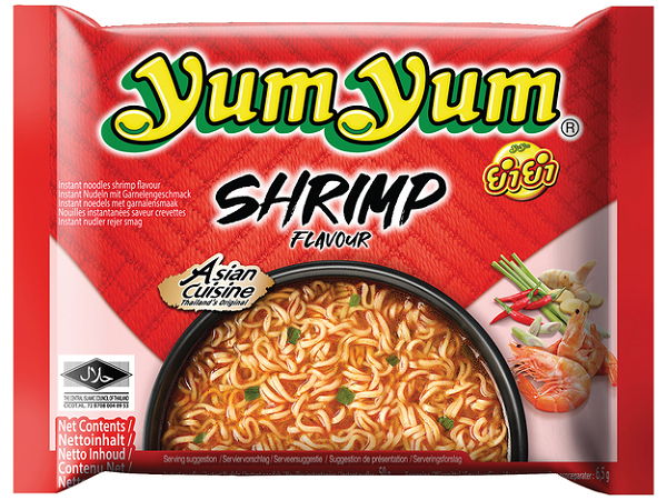 Yum Yum shrimp noodles 