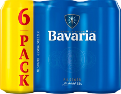 Bavaria Pilsener 500ml 6-pack