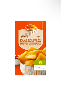 12x Mora mini kaassoufflés