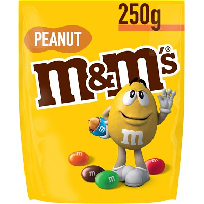 M&M's geel limited edition pinda 