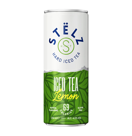 Stëlz Hard iced tea green tea lemon