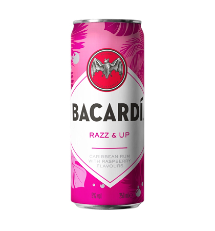 Bacardi Razz & up