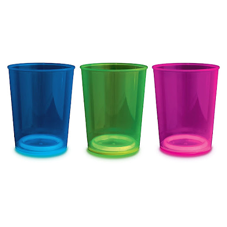 8 stuks glow in the dark party cups