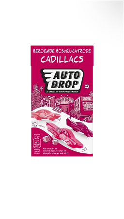 Autodrop Beroemde bosvruchtrode cadillacs