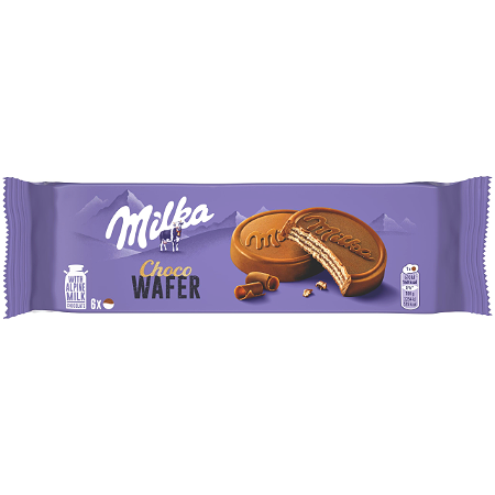 Milka Choco Wafer Koekjes met Melkchocolade 6 Stuks 180g