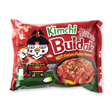 Samyang Buldak Instant noedels Kimchi (Kip)