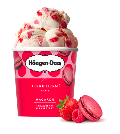 Häagen-Dazs Macaron Strawberry Raspberry