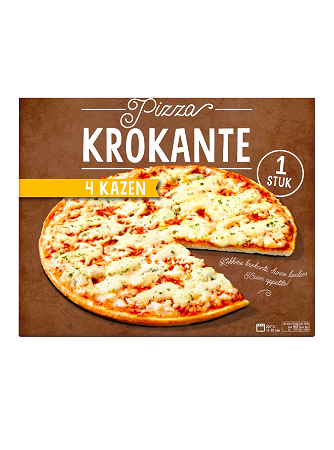 Krokante pizza 4 kazen