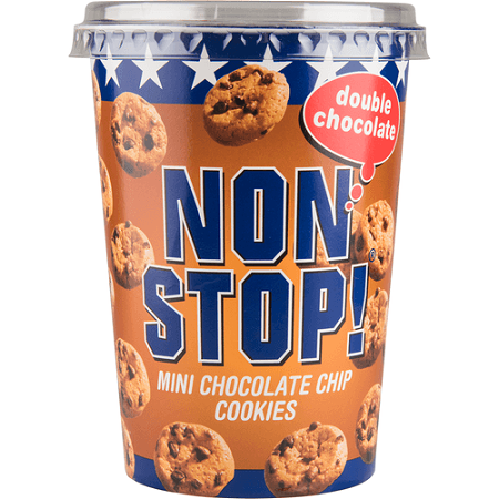 Non Stop Mini double chocolate cookies