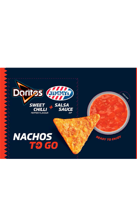 JIMMY's Nacho Sweet Chilli Pepper and Salsa Sauce Box