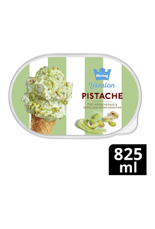 Hertog IJsalon pistache 825ml limited 