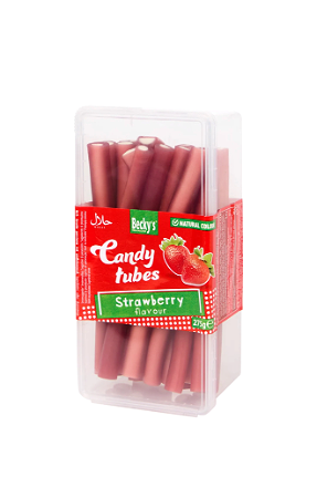 Becky's candy tubes Strawberry
