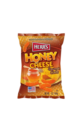 Herr's Honey Cheese Flavored Cheese Curls 28 g