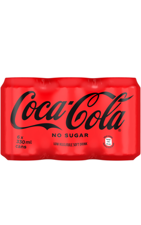 Coca-Cola zero sugar 6x330ml