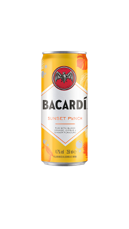 Bacardi Sunset punch