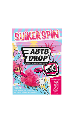 Autodrop Proefritje suikerspin
