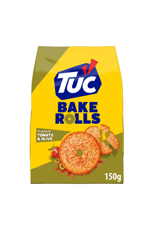 Tuc Bake rolls tomato & olive