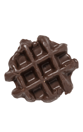 Belgische suikerwafel met roomboter en chocolade