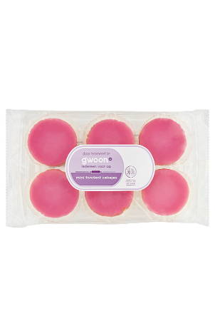 6X Roze koeken 