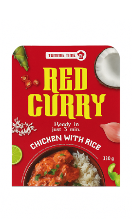 Red Curry Chicken with Rice 330g