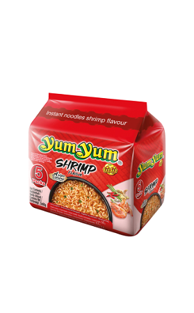 5x Yum Yum shrimp noodles (Garnalen)