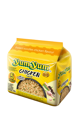 5x Yum Yum chicken noodles (kip)