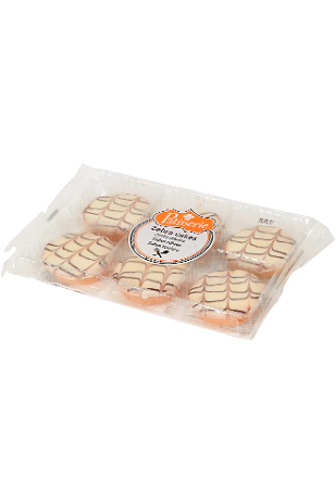 6x Patisserie zebracake