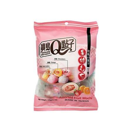 Mini mochi fruit 120 gram