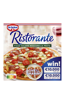 Dr. Oetker Ristorante pizza salami mozzarella pesto