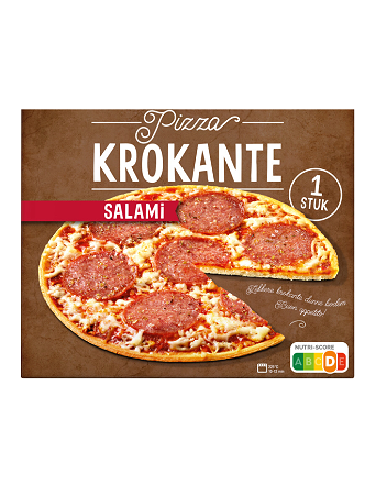 Pizza krokante salami