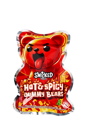 Gummy Bears Hot & Spicy 100 gram