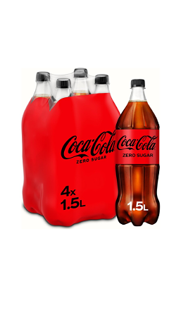 Coca-Cola Zero sugar 4-pack 1.5l