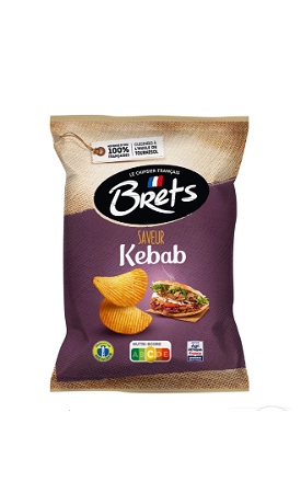 Brets Chips Kebab 125g