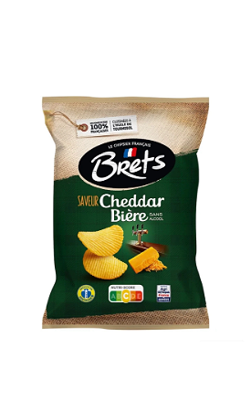 Brets Chips Cheddar & Beer 125g