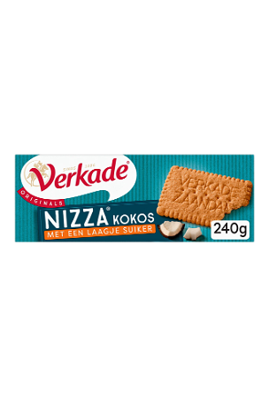 Verkade Nizza kokos 240 g