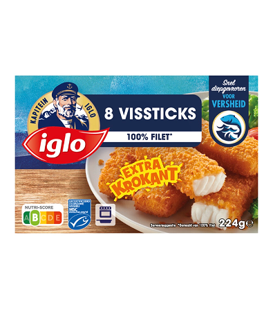 Iglo Vissticks 8 stuks