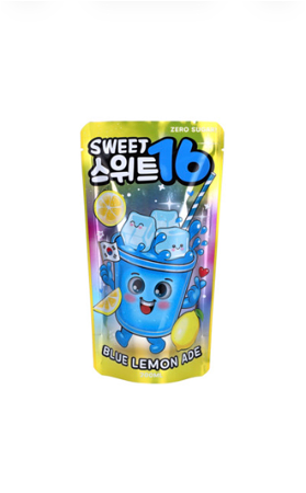 Blue lemon pouch drink Ade 200 ml