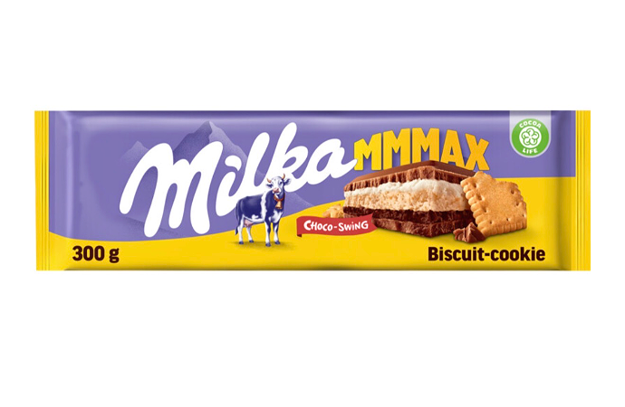 Milka Mmmax chocoladereep choco-swing biscuit