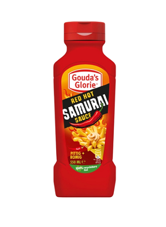 Gouda's Glorie Red hot samurai sauce