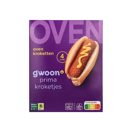 Oven kroketten 4 stuks