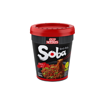 Nissin Soba cup noodles chili