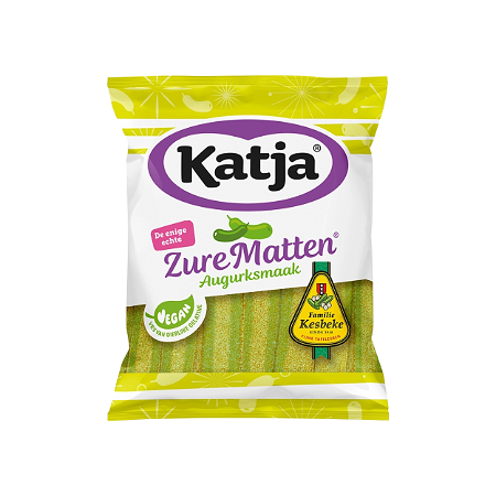 Katja Sour Strips Pickle 125g